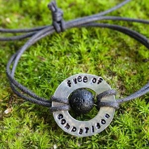 Lava Bead Personalized Bracelet